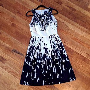 Black and White Polkadot Variation Dress